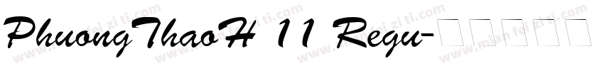 PhuongThaoH 11 Regu字体转换